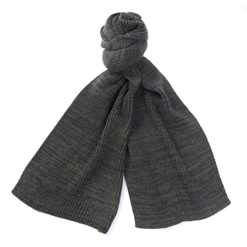 Coffret Crimdon bonnet et echarpe Olive - Barbour