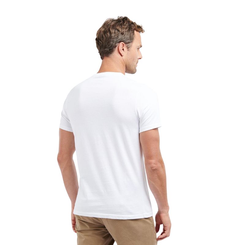 T-shirt Essential Logo Blanc - Barbour