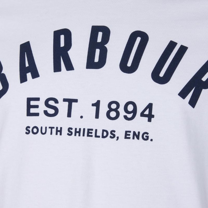 T-shirt Essential Logo Blanc - Barbour