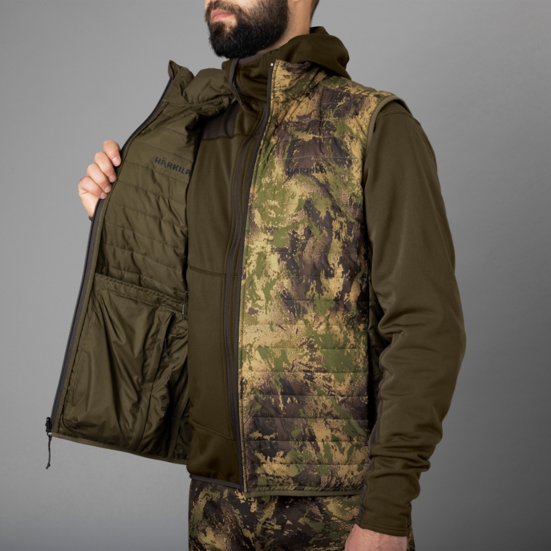 Gilet deer stalker camo reversible Packable - Hrkila