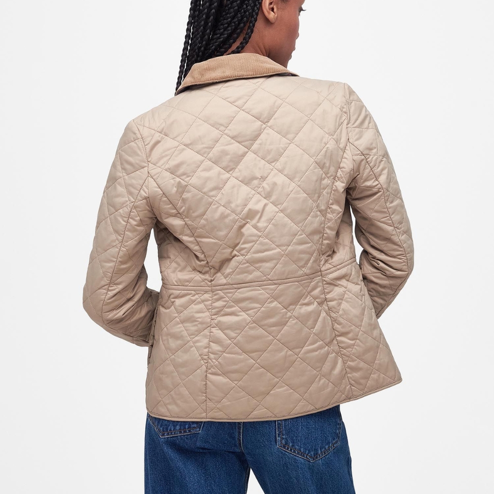 Veste Matelass Deveron Quilt Lt Trench Beige - Barbour