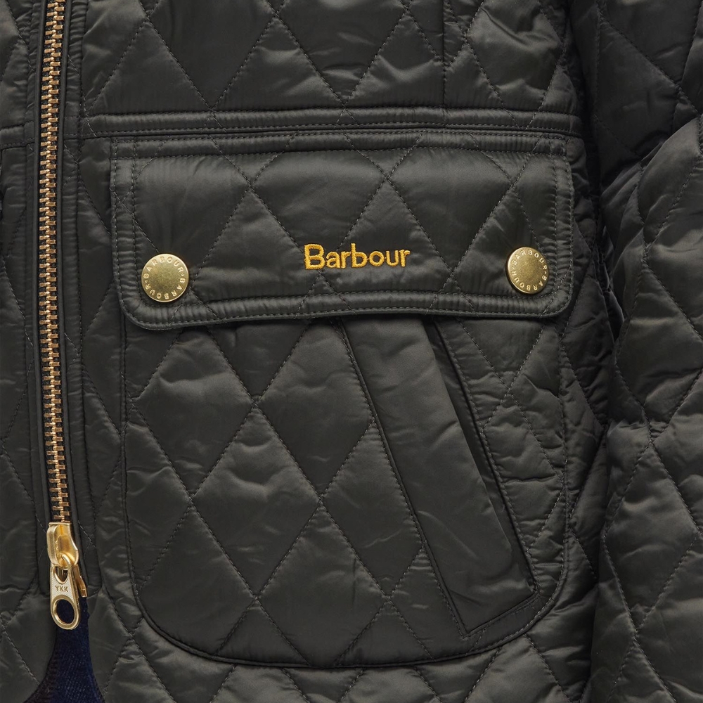 Veste Matelasse Fitted Beadnell Quilt Sage - Barbour