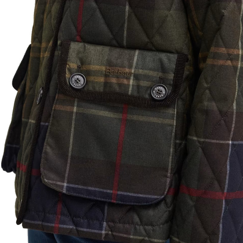 Veste Matelasse Loudon Quilt Classic Tartan - Barbour