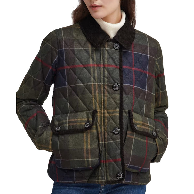 Veste Matelasse Loudon Quilt Classic Tartan - Barbour