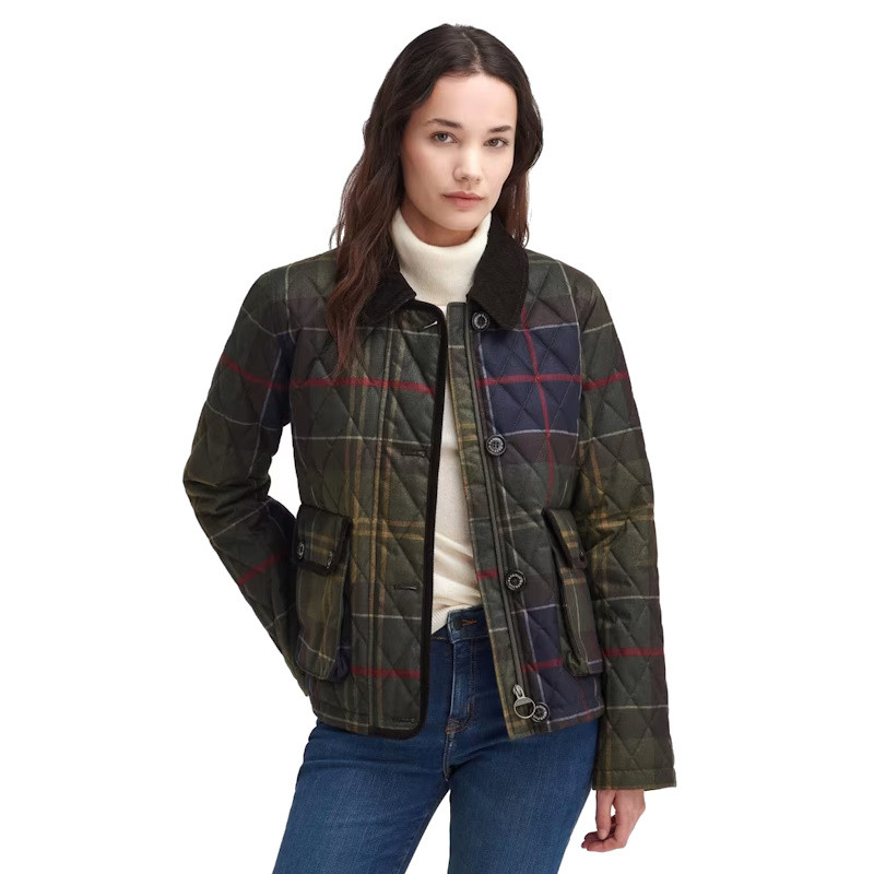 Veste Matelasse Loudon Quilt Classic Tartan - Barbour