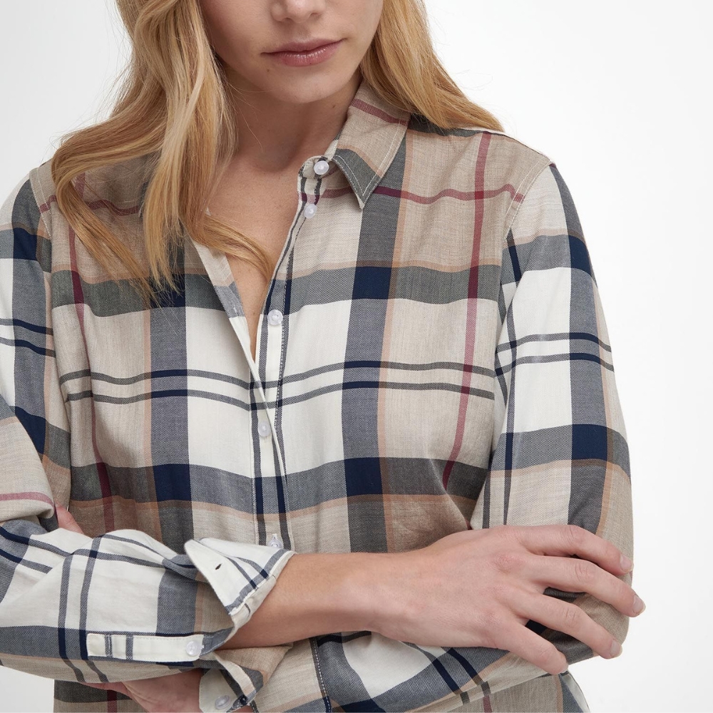 Chemisier Bredon Check Shirt Hessian Tartan - Barbour