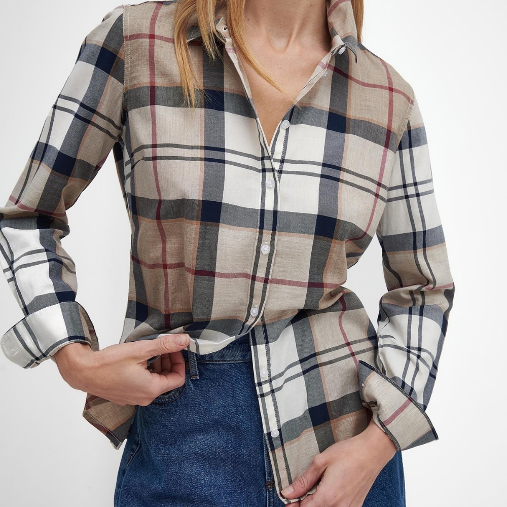 Chemisier Bredon Check Shirt Hessian Tartan - Barbour