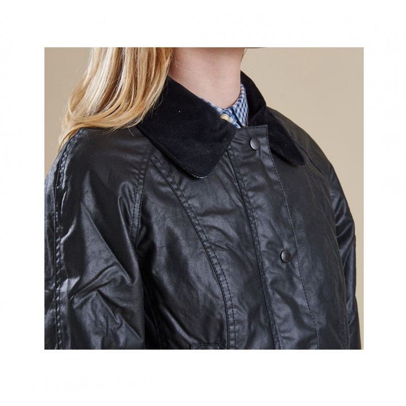 Veste Huile Beadnell Wax Jacket Black - Barbour