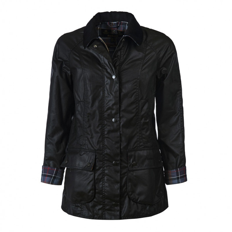 Veste Huile Beadnell Wax Jacket Black - Barbour