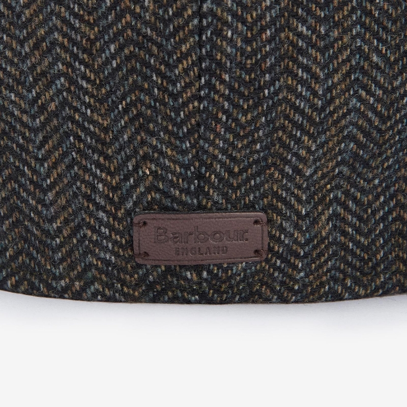 Casquette Fine Tweed Baker Boy Olive - Barbour 