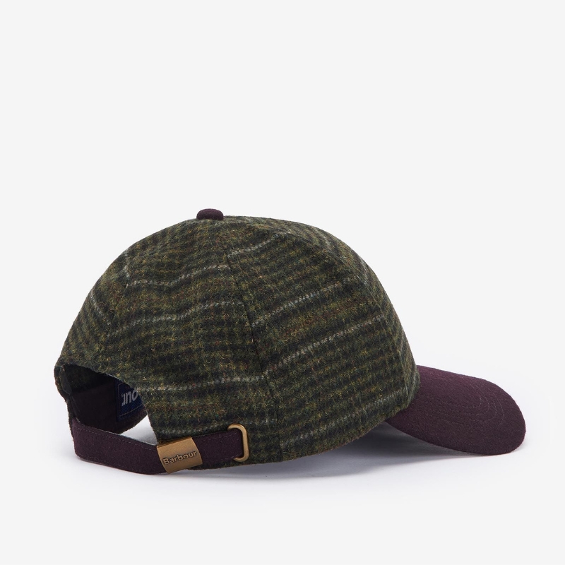 Casquette Clyde Cap Brun Olive - Barbour