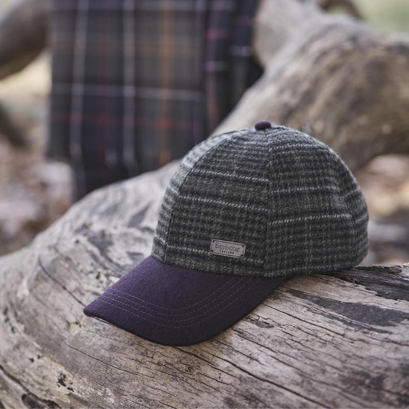 Casquette Clyde Cap Brun Olive - Barbour