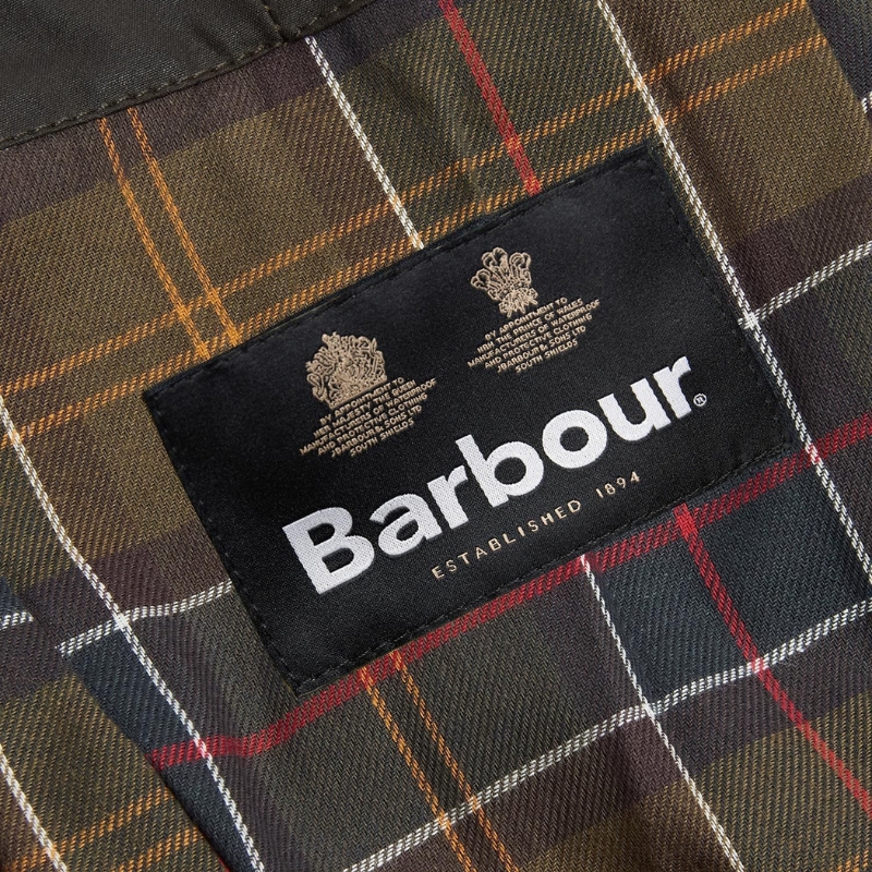 Capuche classic sylkoil Olive - Barbour 