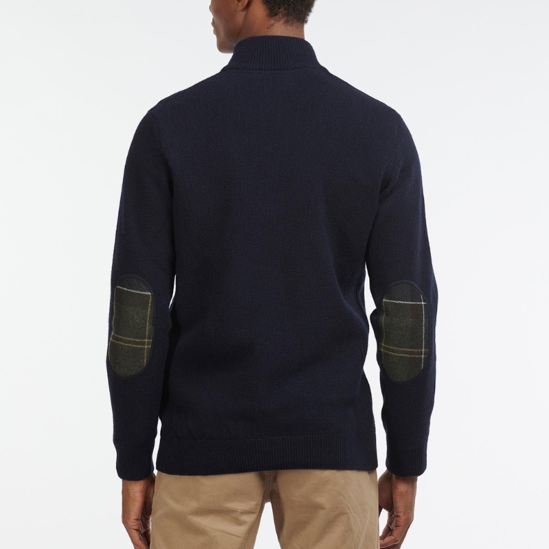 Pull Holden Half zip Bleu - Barbour 