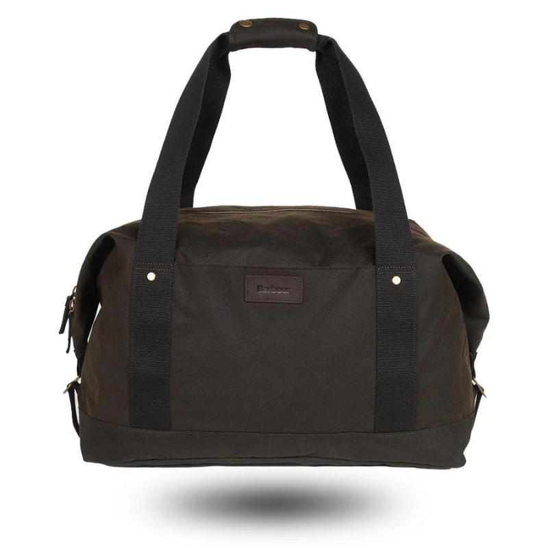 Sac Essential Wax Holdall Olive - Barbour 