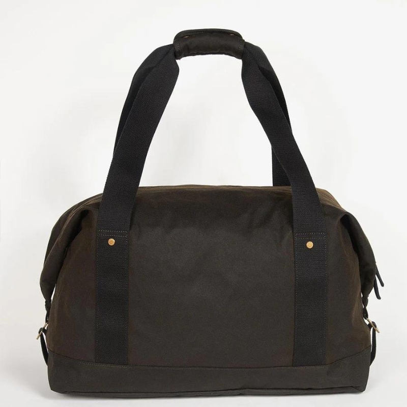 Sac Essential Wax Holdall Olive - Barbour 