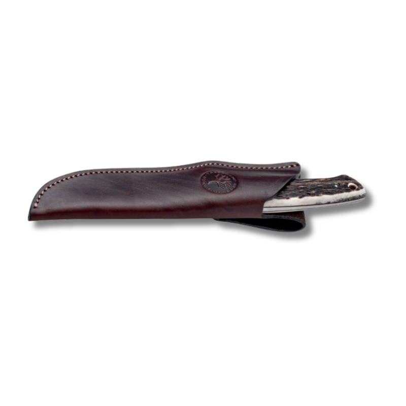 Couteau Hunter Stag en bois de cerf - Bker Plus