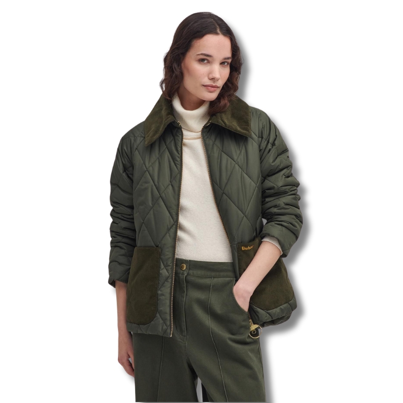 Veste Dalroy Quilt Olive Femme - Barbour