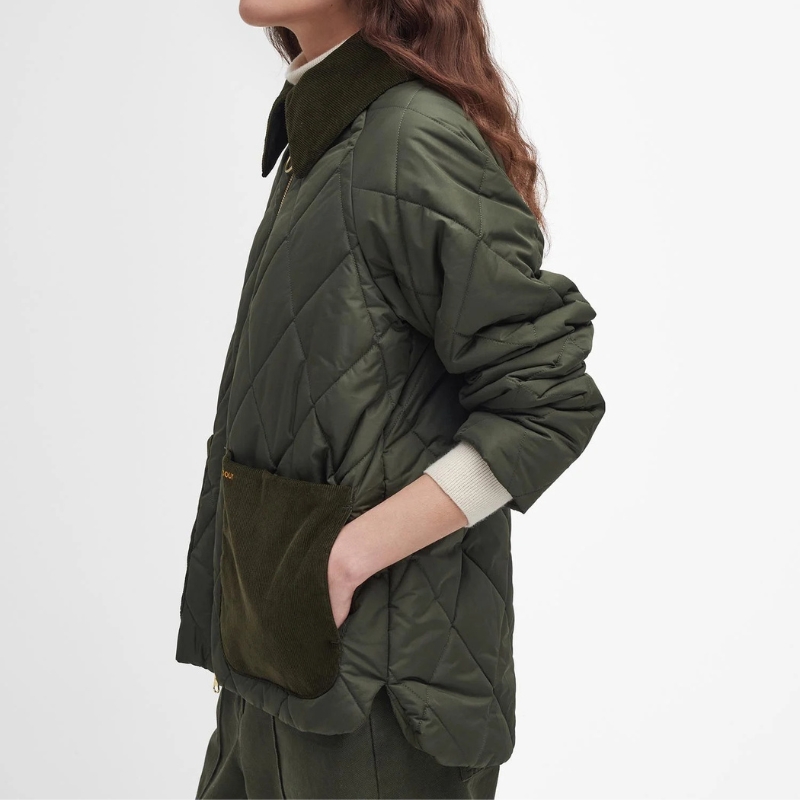 Veste Dalroy Quilt Olive Femme - Barbour