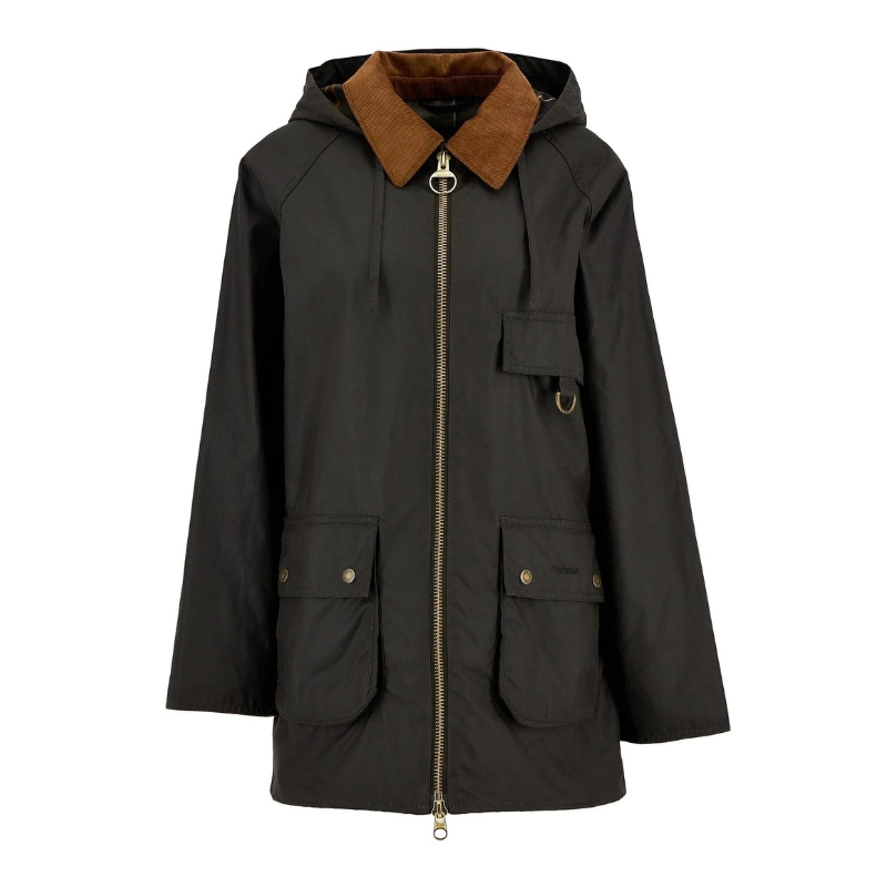 Veste Highclere Wax Jacket Olive Femme - Barbour