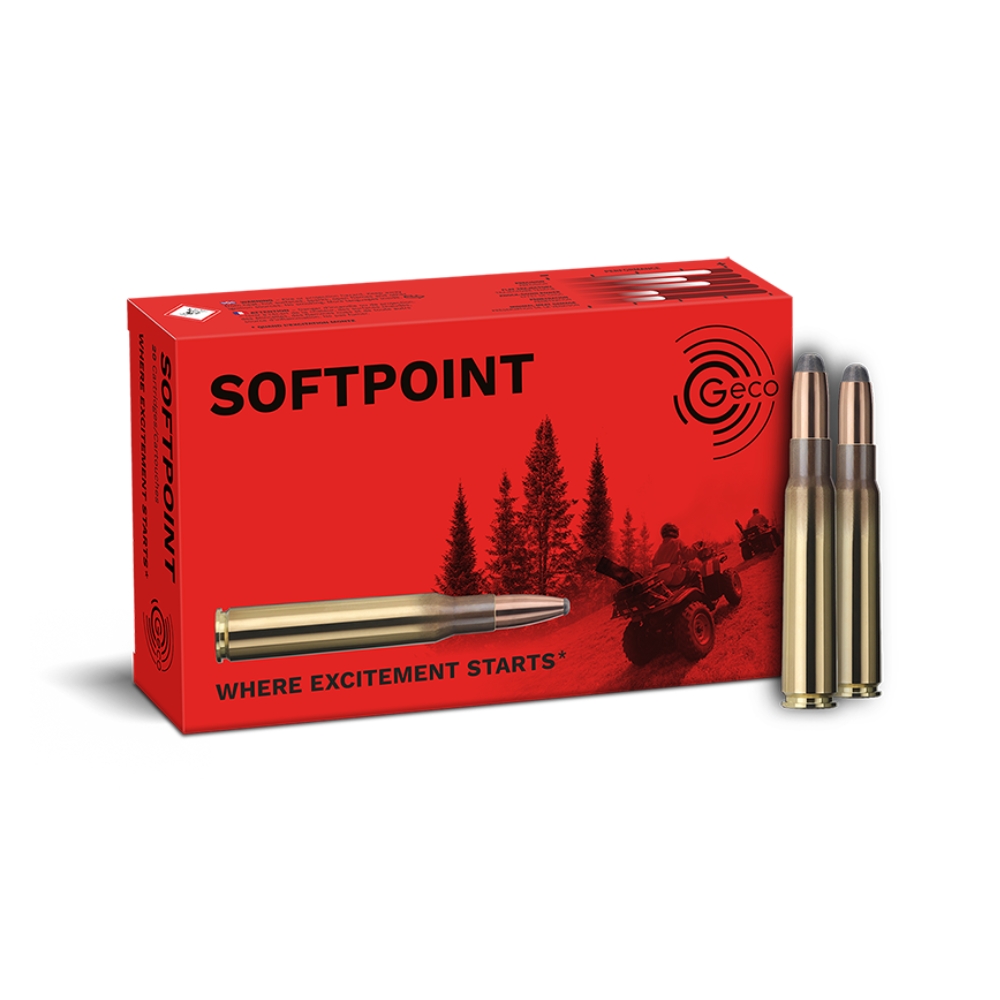 Munitions GECO 8x57 JS SoftPoint 12,0 g - 185 gr - Bte 20