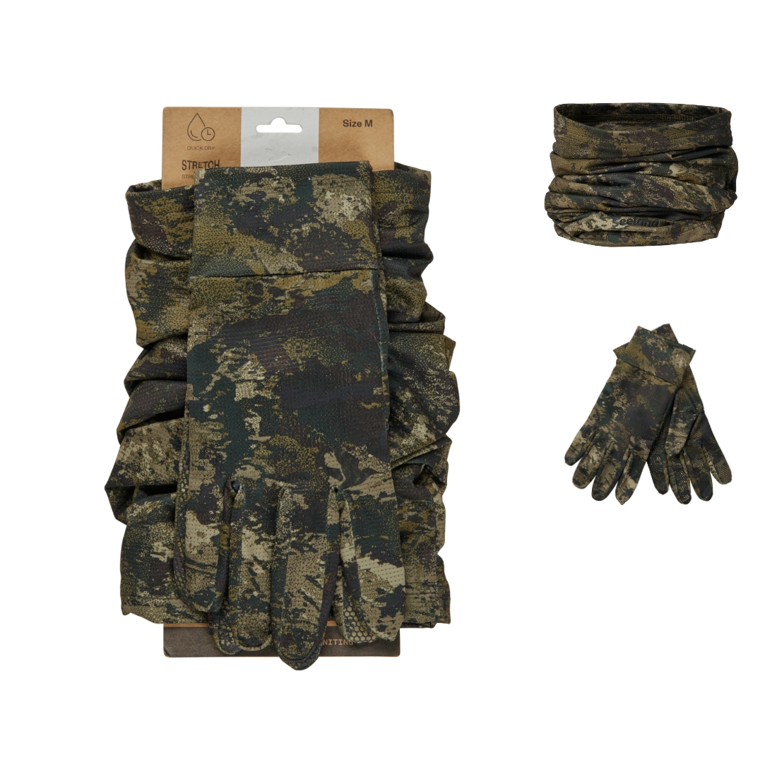 Set de gants + tour de cou Camo - Seeland 