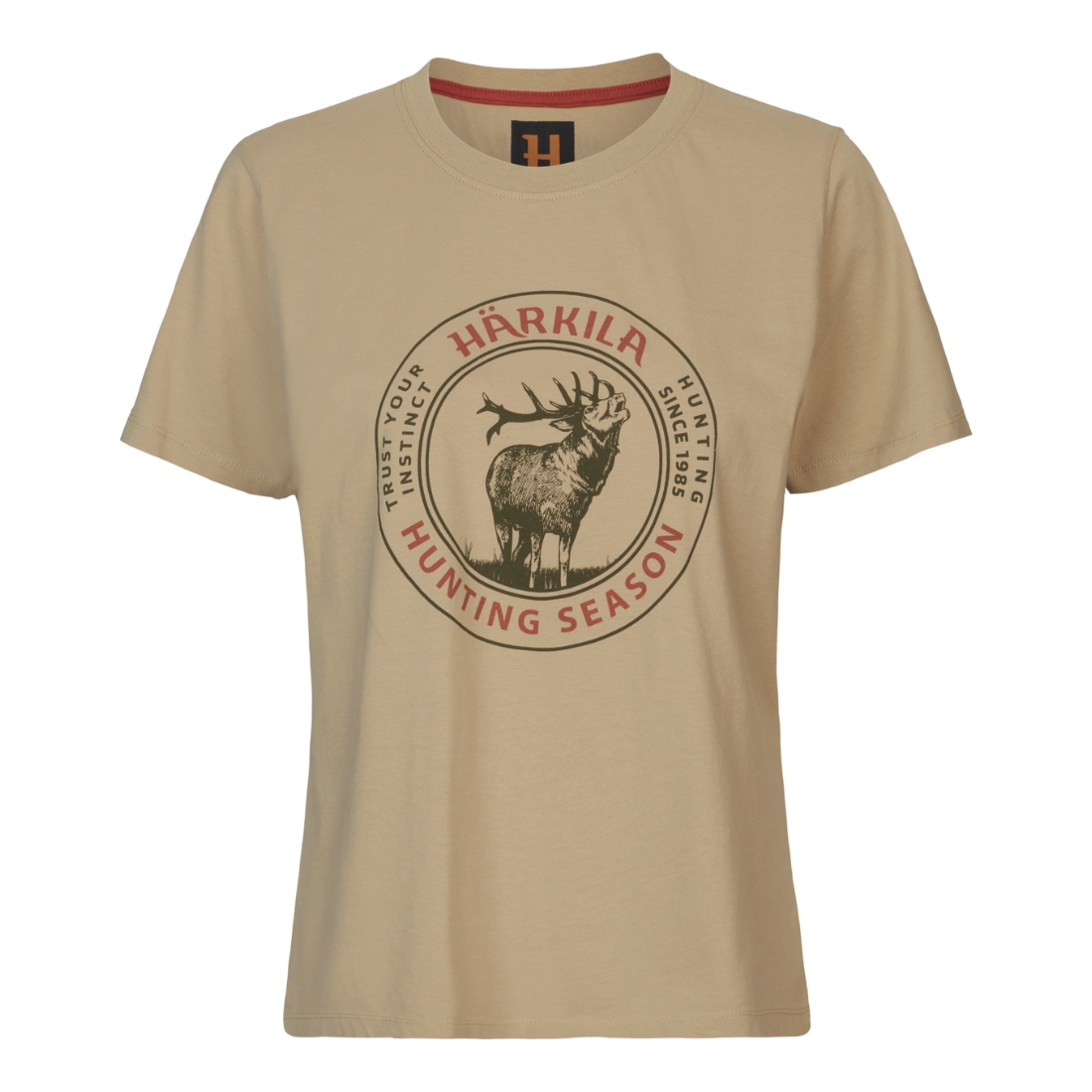 T-shirt Stag Badge S/S Femme - Hrkila