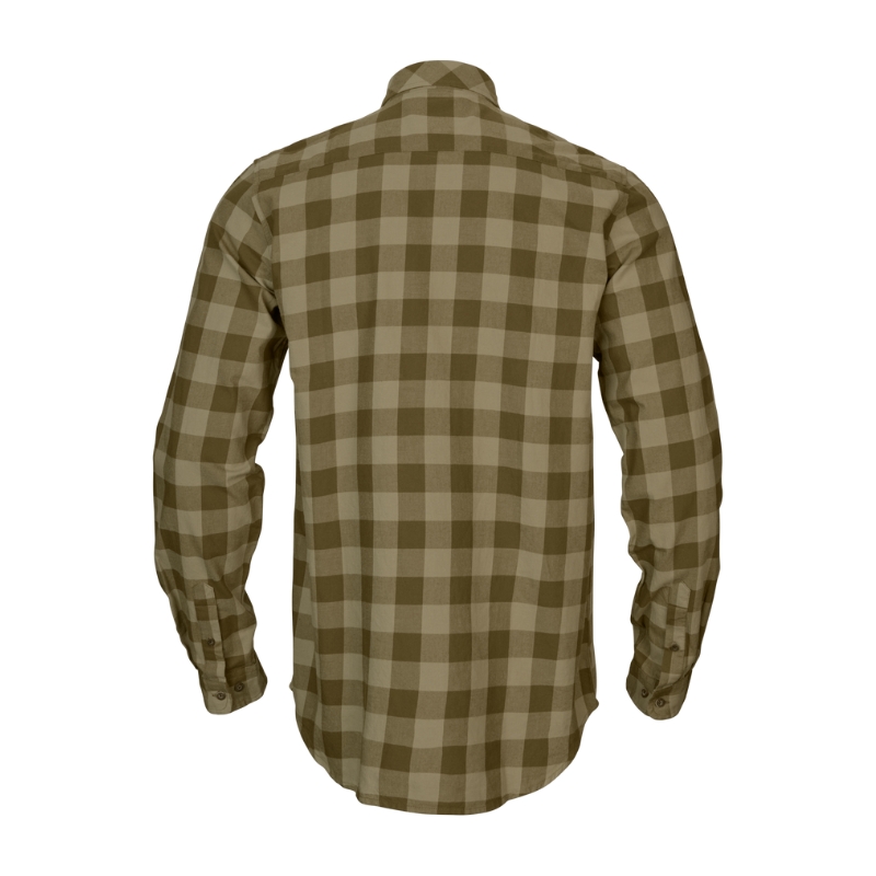 Chemise Scandinavian L/S Dark Olive - Hrkila