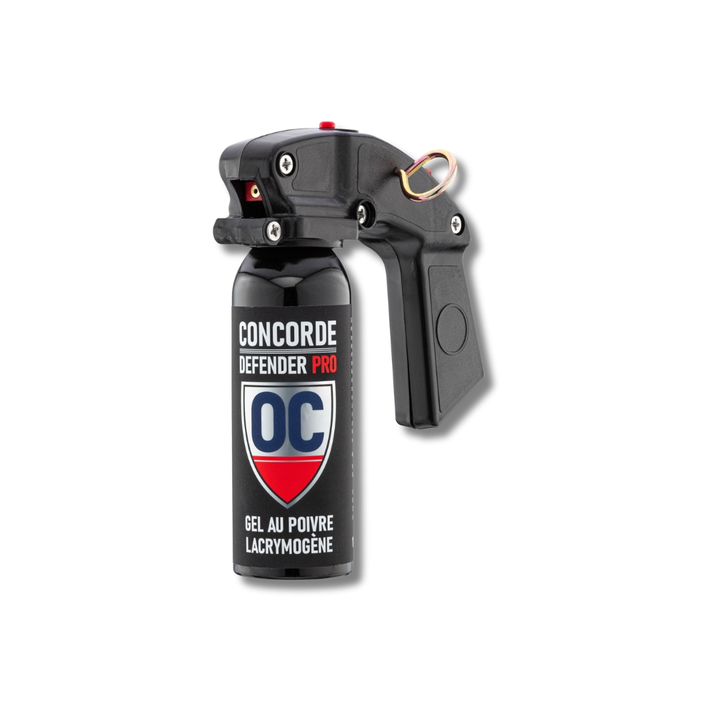 Gazeuse de d�fense - Gel au poivre lacrymog�ne - a�rosol Defender Pro 100ml