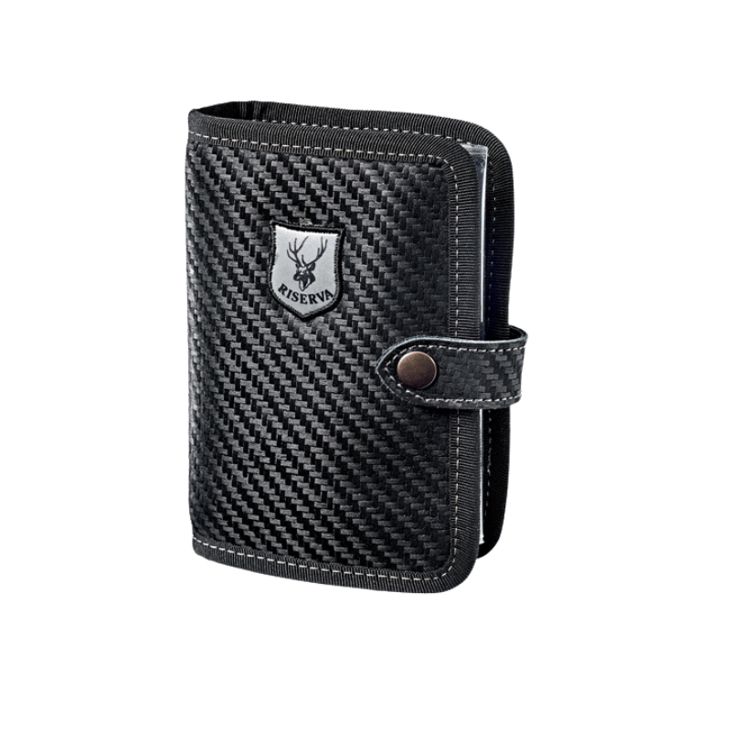 Porte permis de chasse effet Carbone - Riserva