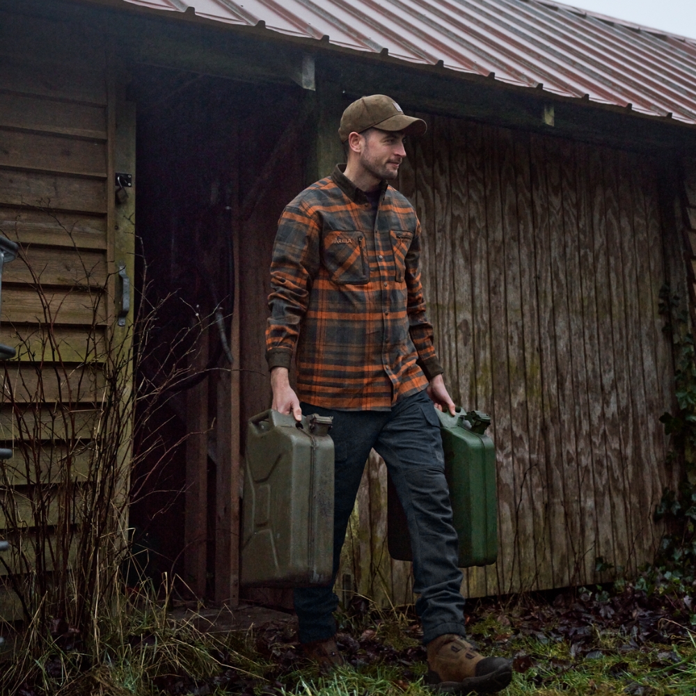 Chemise Pajala Bombay Brown - Härkila