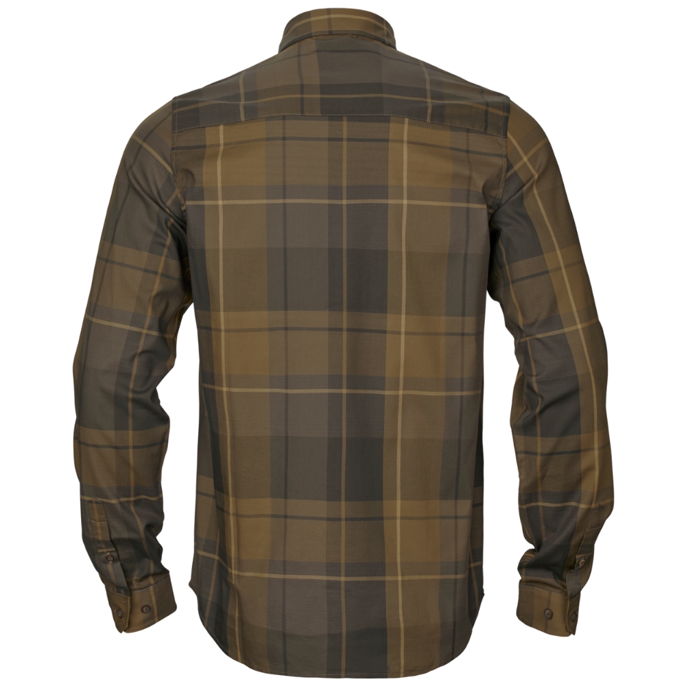 Chemise Akse L/S Willow Green check - Härkila