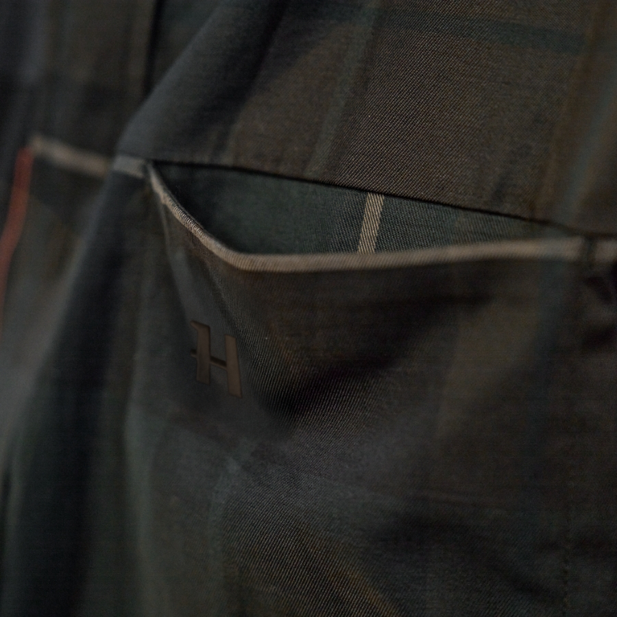 Chemise Akse L/S Shadow Brown check - Härkila