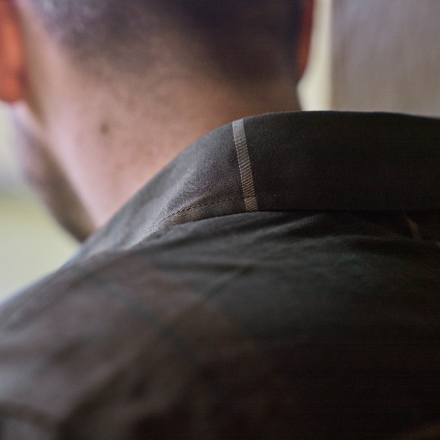 Chemise Akse L/S Shadow Brown check - Härkila