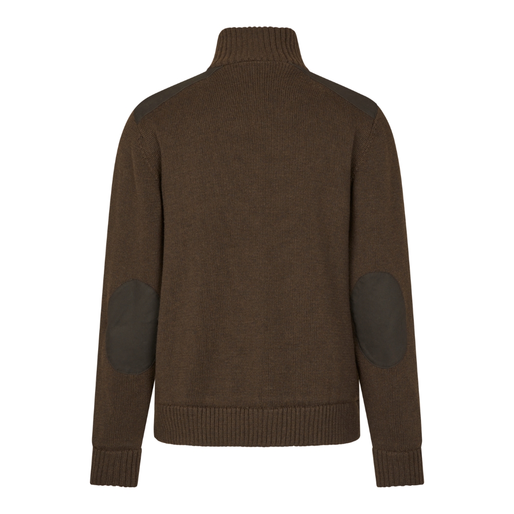 Pull Haze coupe-vent en tricot Dark Brown - Seeland