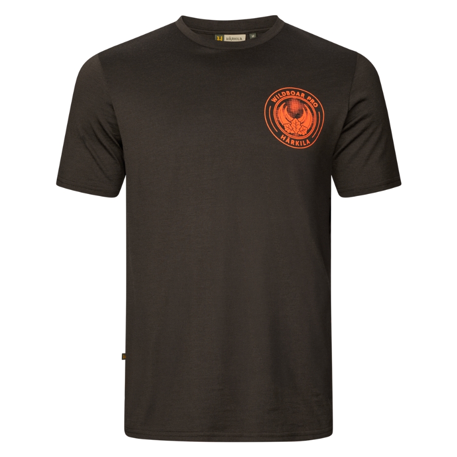 T-shirt Game S/S Shadow Brown wildboar - Hrkila