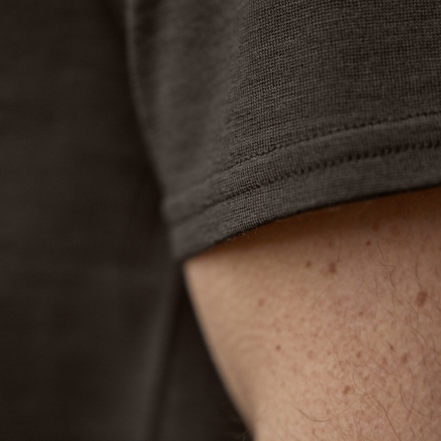 T-shirt Game S/S Shadow Brown wildboar - Härkila