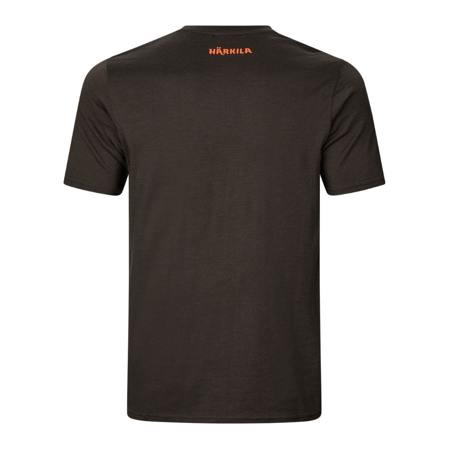 T-shirt Game S/S Shadow Brown wildboar - Härkila