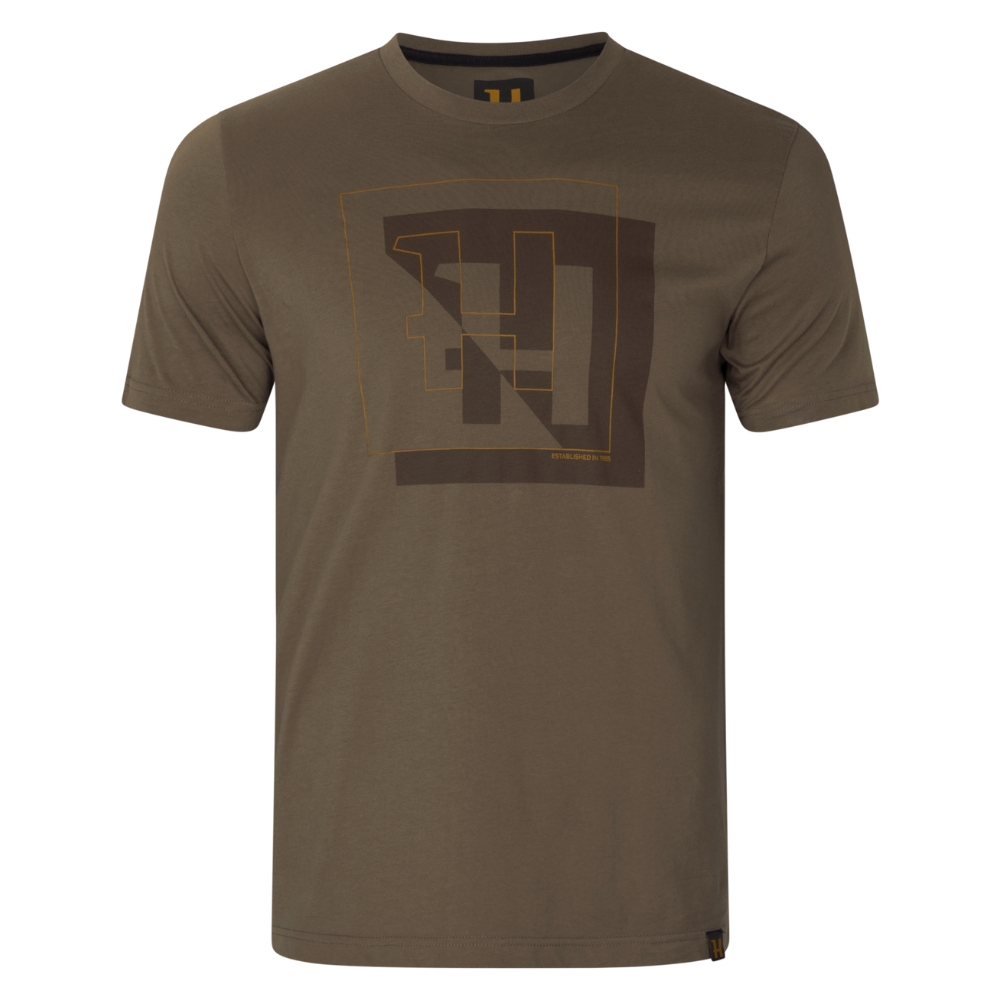 T-shirt H-Logo S/S Major Brown - Hrkila