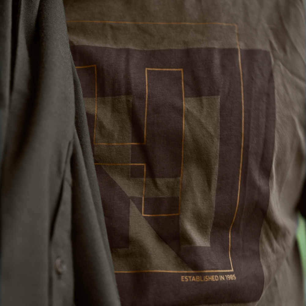 T-shirt H-Logo S/S Major Brown - Hrkila