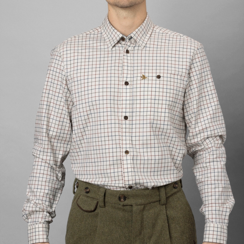 Chemise Oxford Shooting Grape Leaf / Terracotta - Seeland