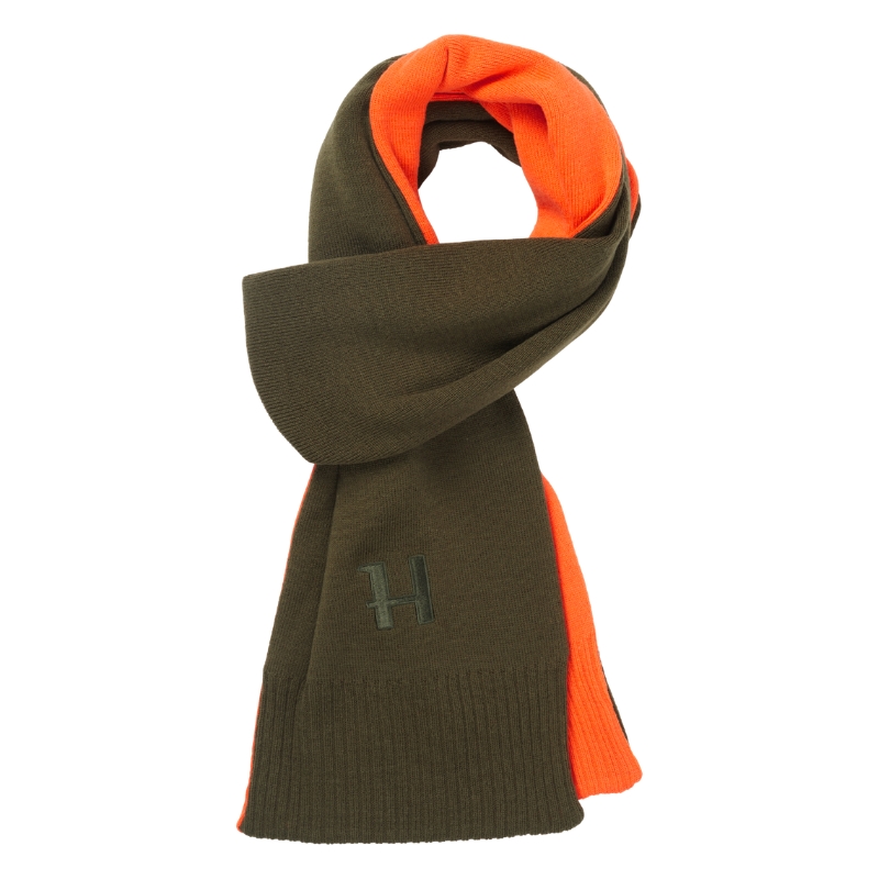 Écharpe réversible Willow Green / Orange - Härkila