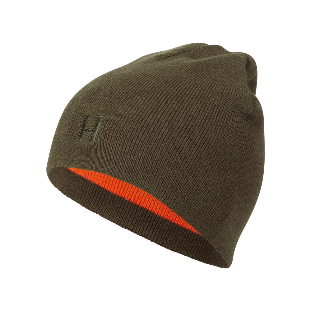 Bonnet Rversible Willow green / orange - Hrkila