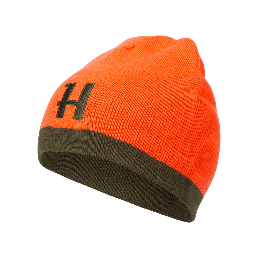 Bonnet Réversible Willow green / orange - Härkila