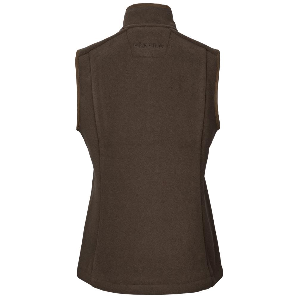 Gilet polaire femme Sandhem Sherpa Demitasse Brown - Hrkila