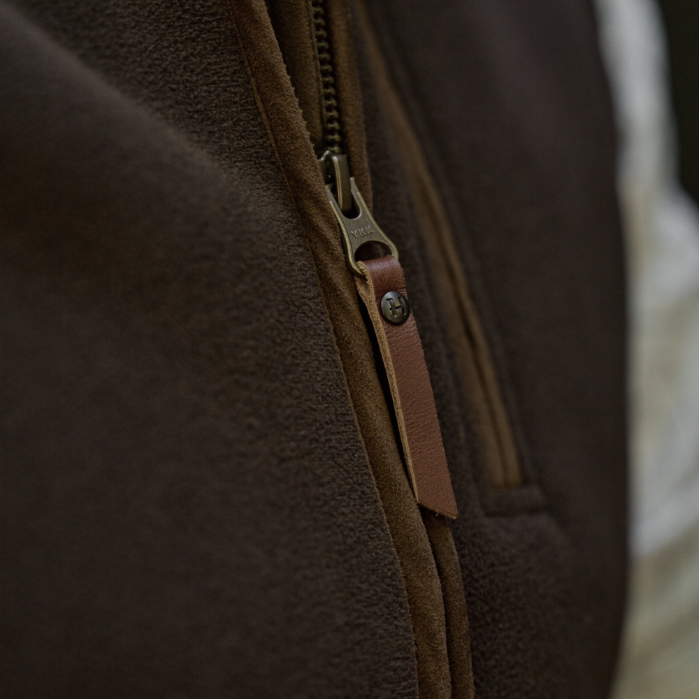 Gilet polaire Sandhem Sherpa Demitasse Brown - Härkila
