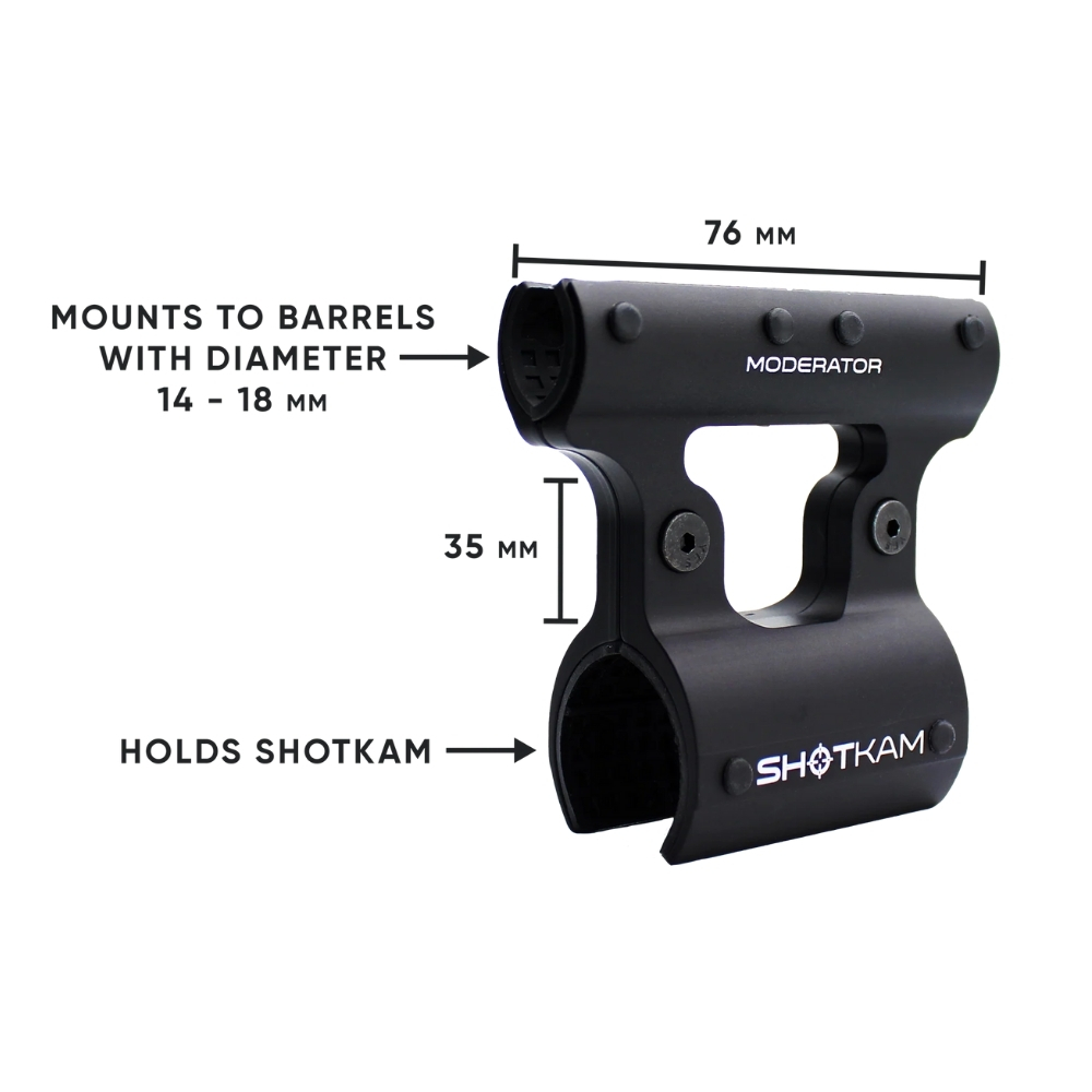 Adaptateur pour carabine avec silencieux - Shotkam 