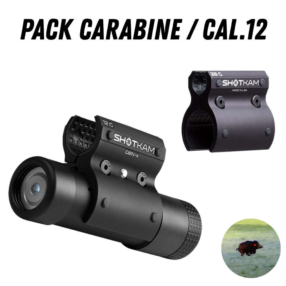 Pack ShotKam Gen4 (pour Carabine et Fusil cal12)