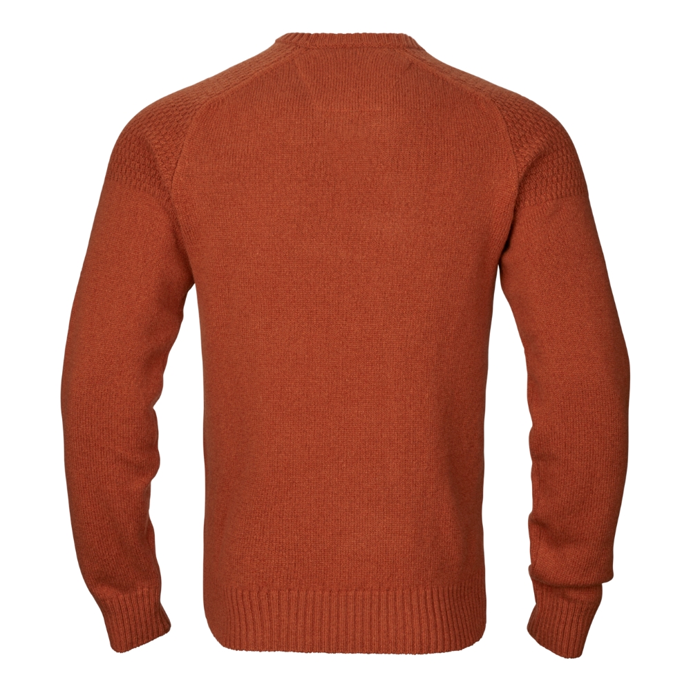 Pull en laine mérinos Vincent Col en V Bombay Brown - Härkila