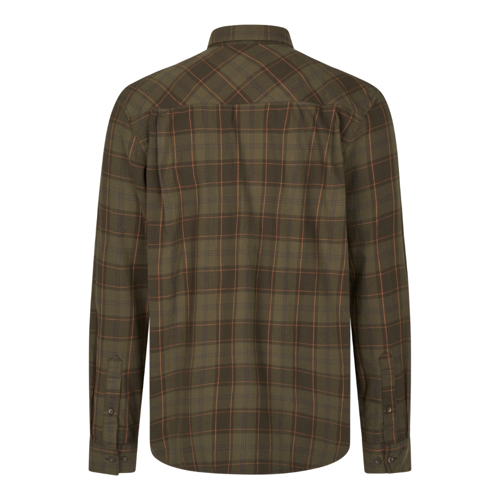 Chemise Glen en Flannel Pine Green - Seeland